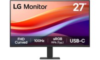 LG 27U421A-B VA HDR Curved Monitor 27" FHD 1920x1080 με Χρόνο Απόκρισης 5ms GTG