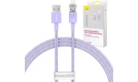 Baseus Explorer Braided USB-A to Lightning Cable Μωβ 1m
