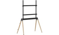 Gembird TVS-86F-01-BK Βάση Τηλεόρασης Δαπέδου έως 86" Μαύρο