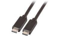 M-Cab USB 2.0 Cable USB-C male - USB-C 100W Μαύρο 1m