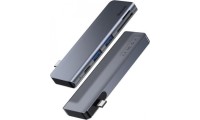 Baseus Harmonica USB 3.0 Hub 3 Θυρών με σύνδεση USB-C & Θύρα Φόρτισης Γκρι