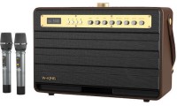Karaoke Speaker W-King K6L Bluetooth 120W Καφέ