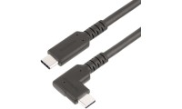 StarTech Angle (90°) USB 2.0 Cable USB-C male - USB-C male 100W Μαύρο 2m