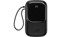 Baseus Qpow Pro Power Bank 20000mAh 20W με Θύρα USB-A και Θύρα USB-C Power Delivery / Quick Charge 3.0 Μαύρο