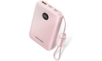 Vention Power Bank 10000mAh 22.5W με Θύρα USB-A και Θύρα USB-C Ροζ