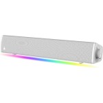Creative Sound Blaster GS3 Ασύρματα Ηχεία Υπολογιστή 2.0 με RGB Φωτισμό και Bluetooth Ισχύος 24W σε Λευκό Χρώμα
