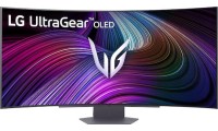 LG UltraGear 45GX90SA-B Ultrawide OLED HDR Curved Monitor 45" QHD 3440x1440 240Hz με Χρόνο Απόκρισης 0.03ms GTG