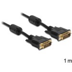 DeLock DVI Cable DVI-D male - DVI-D male 1m (83189)