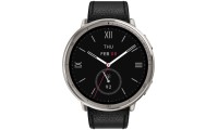 Amazfit Active 2 Round 44mm Smartwatch Black Leather