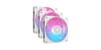 Corsair iCUE LINK RX120 RGB 120mm PWM Fan Triple Starter Kit Λευκό