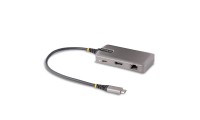 StarTech USB-C Docking Station με HDMI 4K PD Ethernet Γκρι (S55169511)