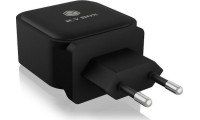Icy Box Φορτιστής Χωρίς Καλώδιο με Θύρα USB-A και 2 Θύρες USB-C 65W Power Delivery Μαύρος (IB-PS103-PD)