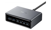 Anker Βάση Φόρτισης με 2 Θύρες USB-A και 4 Θύρες USB-C 200W Power Delivery / Quick Charge 4.0 σε Μαύρο χρώμα (Prime)
