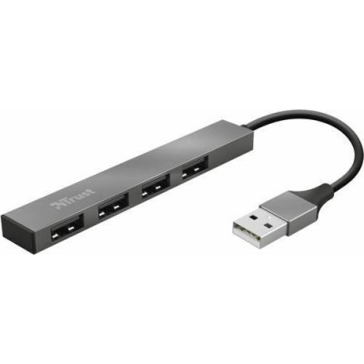 Trust Halyx Aluminium 4-Port USB 2.0 