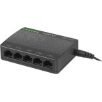 Lanberg DSP1-1005 Unmanaged L2 5-Port Gigabit Switch