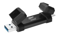Silicon Power DS72 250GB USB 3.2 Stick με σύνδεση USB-A &amp; USB-C Μαύρο