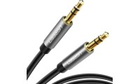 Ugreen Καλώδιο 3.5mm male - 3.5mm male Ασημί 2m