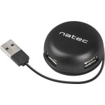 Natec Bumblebee USB 2.0 Hub 4 Θυρών με σύνδεση USB-A