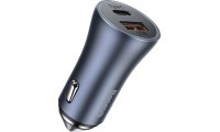 Baseus Φορτιστής Αυτοκινήτου 40W 3A Γρήγορης Φόρτισης με μία Θύρα: 1xUSB Γκρι