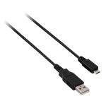 V7 Regular USB 2.0 to micro USB Cable Μαύρο 1m (V7E2USB2AMCB-01M)