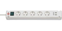 Brennenstuhl Πολύπριζο 5 Θέσεων με 2 USB-A, Διακόπτη και Καλώδιο 3m