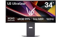 LG UltraGear Ultrawide VA HDR Curved Monitor 34" QHD 3440x1440 160Hz 5ms GTG