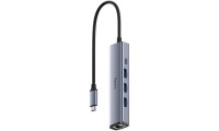 Cudy UH605 USB 3.0 Hub 5 Θυρών με σύνδεση USB-C Γκρι