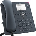 Snom D140 Ενσύρματο Τηλέφωνο IP 2 γραμμών Μαύρο