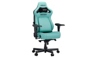 Anda Seat Kaiser 4 Large Καρέκλα Gaming Δερματίνης με Ρυθμιζόμενα Μπράτσα Robin Egg Blue