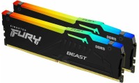 Kingston Fury Beast RGB DDR5 16GB RAM με 2x8GB Modules και Ταχύτητα 6000 για Desktop