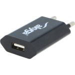 Akyga USB Wall Adapter Μαύρο (AK-CH-03WH)