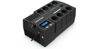 CyberPower BR1000ELCD UPS Line-Interactive 1000VA 600W με 8 Schuko Πρίζες