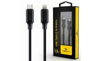 Cablexpert USB-C to Lightning Cable Μαύρο 1.5m (CC-USB2CM8PM-1.5M)