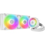 Arctic Liquid Freezer III 240 A-RGB Υδρόψυξη Επεξεργαστή Διπλού Ανεμιστήρα 120mm για Socket AM4/AM5/1700 Λευκή