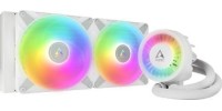 Arctic Liquid Freezer III 240 A-RGB Υδρόψυξη Επεξεργαστή Διπλού Ανεμιστήρα 120mm για Socket AM4/AM5/1700 Λευκή