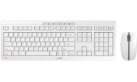 Cherry Stream Recharge Ασύρματο Σετ Πληκτρολόγιο & Ποντίκι Αγγλικό US Λευκό