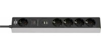Brennenstuhl Πολύπριζο 5 Θέσεων με 2 USB-A, 1 USB-C, Διακόπτη και Καλώδιο 1.5m
