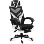 Huzaro Combat 5.0 Gaming Chair White με Υποπόδιο 