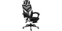 Huzaro Combat 5.0 Gaming Chair White με Υποπόδιο 