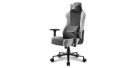 Sharkoon SKILLER SGS30 Fabric Καρέκλα Gaming Δερματίνης με Ρυθμιζόμενα Μπράτσα Black/Grey
