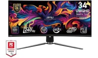 MSI MPG 341CQPX Ultrawide QD-OLED VESA DisplayHDR True Black 400 Curved Monitor 34" QHD 0.03ms 240Hz