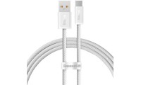 Baseus Dynamic Braided USB 2.0 Cable USB-C male - USB-A male 100W Λευκό 1m