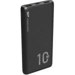 Silicon Power QP15 Power Bank 10000mAh 18W με 2 Θύρες USB-A και Θύρα USB-C Power Delivery / Quick Charge 3.0 Μαύρο