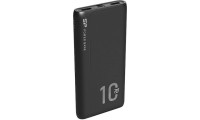 Silicon Power QP15 Power Bank 10000mAh 18W με 2 Θύρες USB-A και Θύρα USB-C Power Delivery / Quick Charge 3.0 Μαύρο