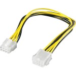 Goobay 8 Pin EPS male - 8 Pin EPS female Cable 0.28m (51361)