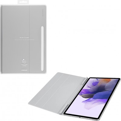 Samsung Book Cover Flip Cover Light Gray (Galaxy Tab S7+/Galaxy Tab S7 FE)