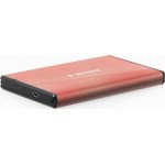 Gembird Θήκη για Σκληρό Δίσκο 2.5" SATA III με σύνδεση USB 3.0 σε Ροζ χρώμα