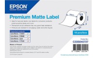 Epson Premium Matte Ταινία Ετικετογράφου 35m x 105mm σε Λευκό Χρώμα