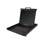 StarTech 1U Single-Port KVM Console for Server Rack - 19"