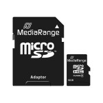 MediaRange microSDHC 16GB Class 10 with Adapter
